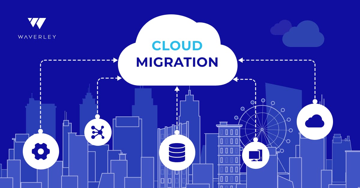 Cloud migration illustration